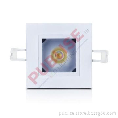 8W 700LM Square Ceiling Downlight Rotatable CREE MKR Top Quality